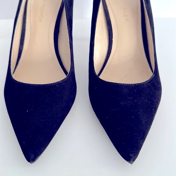 Marc Fischer Black Suede Heel with Tassel - Picture 3 of 9